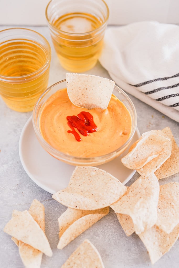 healthy meal prep cashew queso